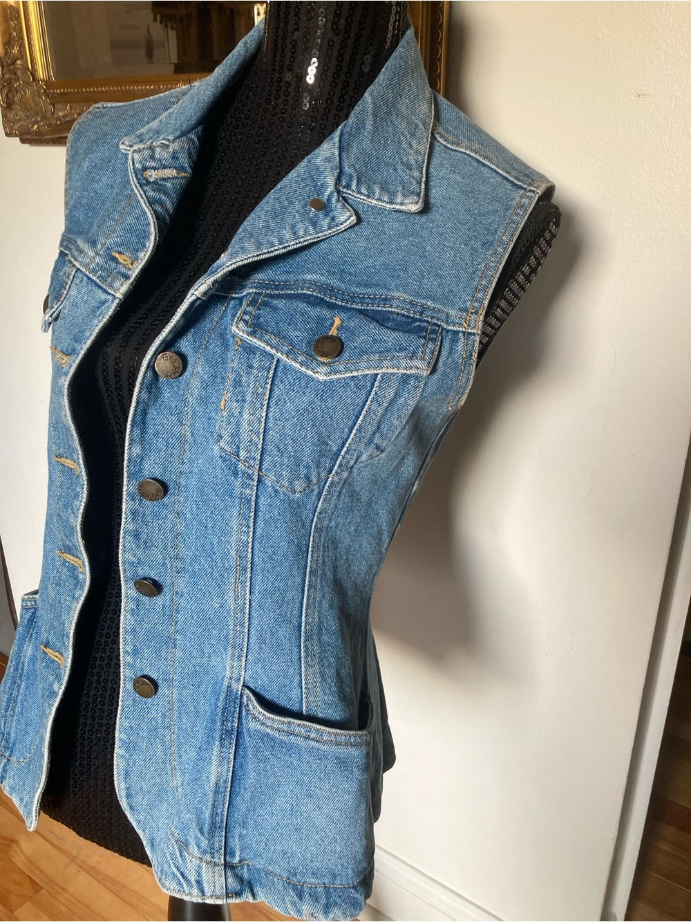 Paris Blues Light Blue Denim Vest